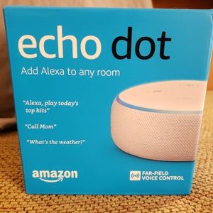 NWT White Echo Dot 3rd Gen